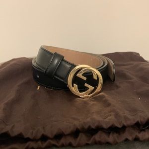 Authentic Gucci belt - black size 80